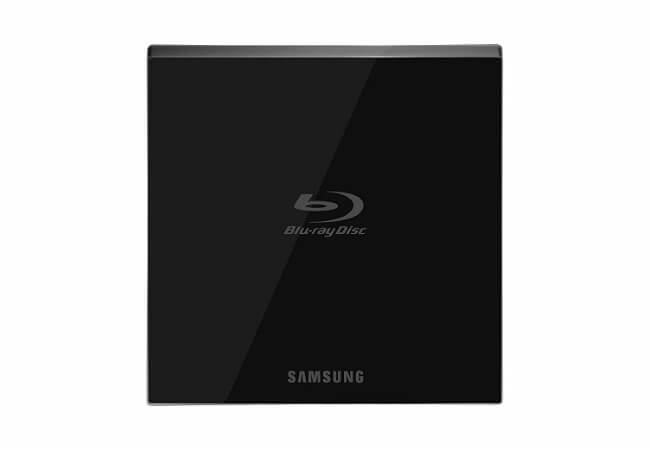 Samsung 6x SE-506CB-RSBD Portable Blu-ray Writer with M-DISC Support, Installation Disc, and USB 2.0 Cable (Black, Retail Box)