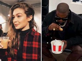 Celebs Eating In Foreign