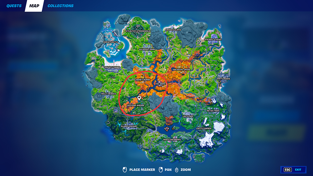 Fortnite-where-to-find-raptors-map-location