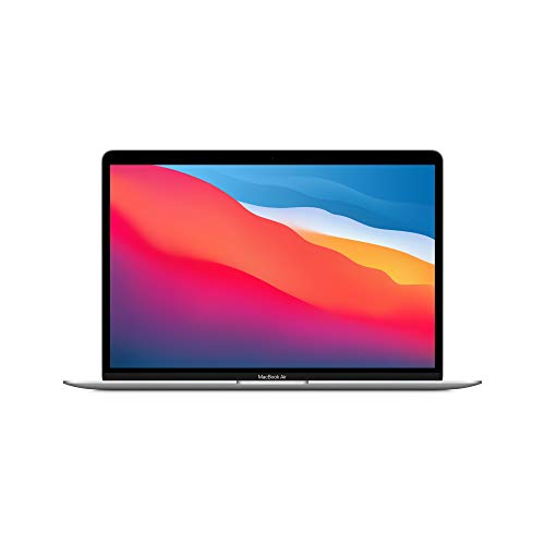 New Apple MacBook Air with Apple M1 Chip (13-Inch, 8GB RAM, 256GB SSD) - Silver (Latest Model)