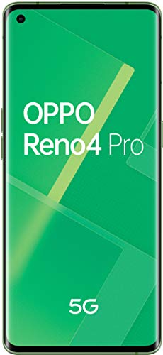 Oppo Reno 4 Pro 5G - Pantalla de 6.5" (180 Hz screen, 12 / 256Gb, Snapdragon 765G 5G, 4000mAh with 65W load, Android 10) Green [Versión ES/PT]