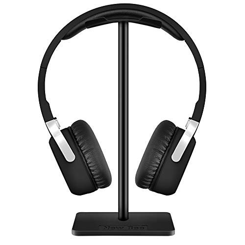 Headphone Stand, New bee Universal Stand for Headphones and Headphones on Table for Bose QuietComfort 25, QuietComfort 35, Gaming Headset Stand, Beats Solo 2/3, Sony Playstation etc Black