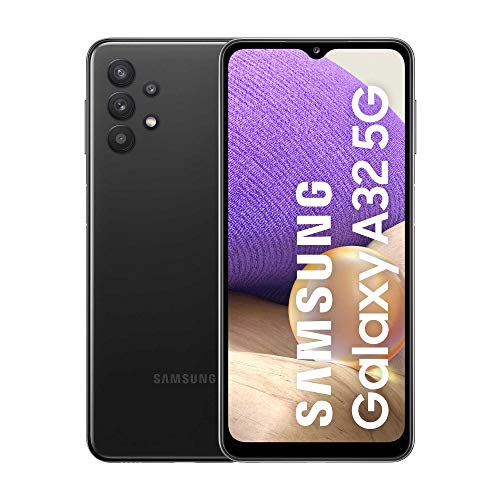 Samsung Galaxy A32 5G | Smartphone con Pantalla 6.5" Infinity-V HD + |  4GB RAM and 128GB of expandable internal memory |  5,000 mAh battery and fast charge |  Color Black [Versión española]