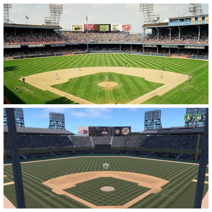 A side-by-side comparison of Tiger Stadium. Photo Credit: u/SomeLadyNamedRuth