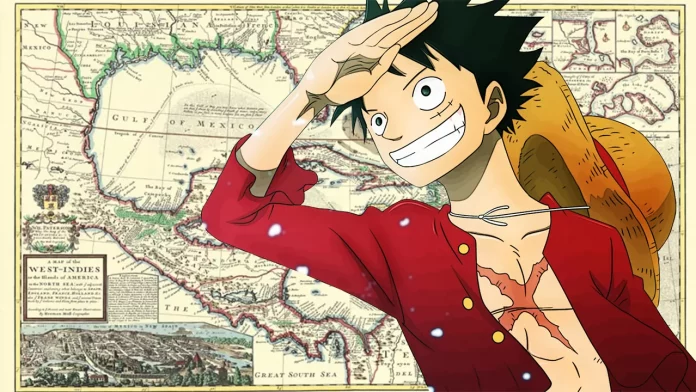 What If One Piece Was Set In The Caribbean A Fan Illustrates The Map Of The Islands Asap Land