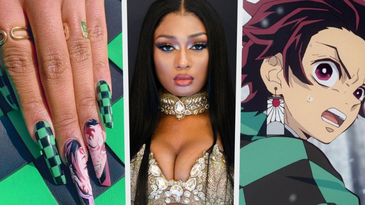 Kimetsu No Yaiba Receives Love From Megan Thee Stallion With Beautiful Nail Art Asap Land