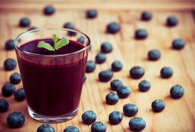 Benefits blueberry menu