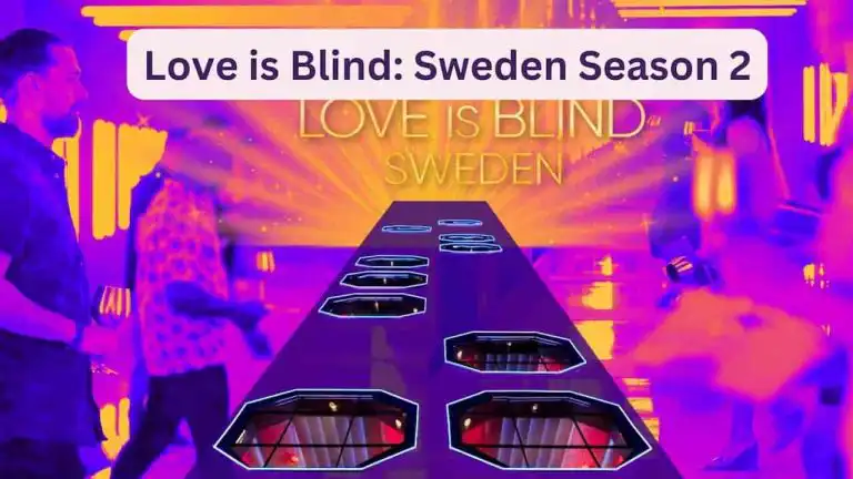 Love is Blind Sweden Season 2 cast members in pods and on wedding day, hosted by Jessica Almenäs on Netflix.